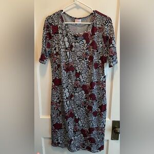 Lularoe Julia Floral Dress Size XL